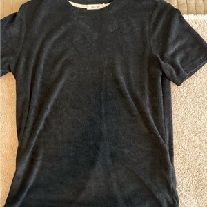 Mod Ref Black Short Sleeve Blouse